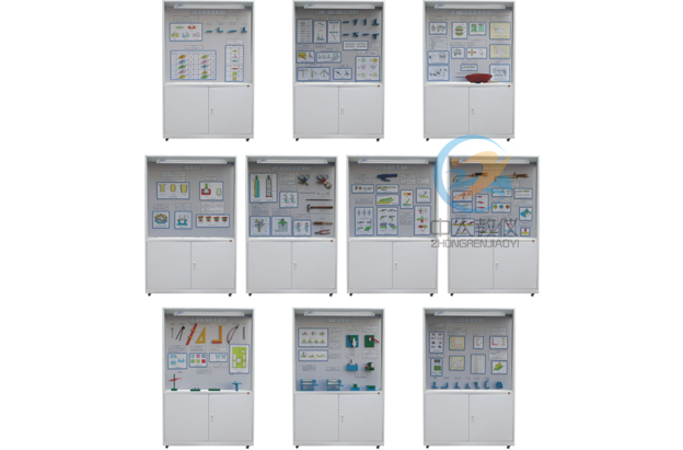 《焊、鉚工工藝學》陳列柜,焊、鉚工工藝學教學陳列柜