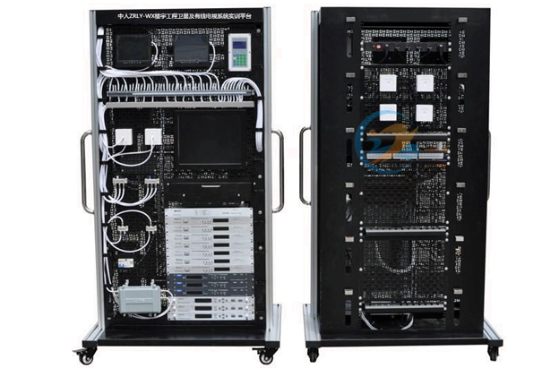 樓宇工程衛星及有線電視系統實訓平臺,衛星天線及有線電視實驗臺