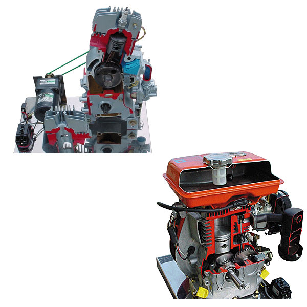 摩托車發動機解剖實驗裝置,電動車能量管理系統實驗臺