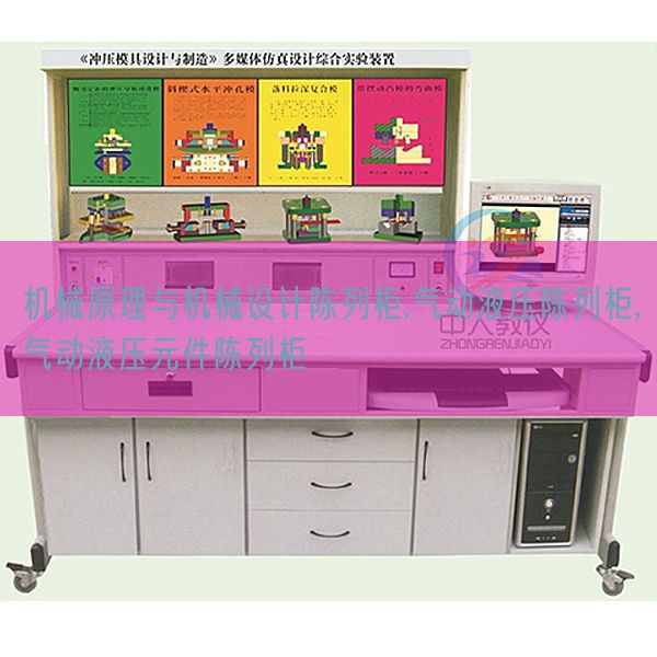 機械原理與機械設計陳列柜,氣動液壓陳列柜,氣動液壓元件陳列柜(圖1)